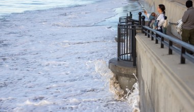 Santa Barbara Sees Sea Levels Rise During King Tide 