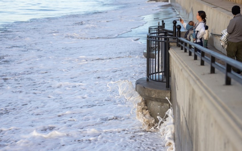 Santa Barbara Sees Sea Levels Rise During King Tide 