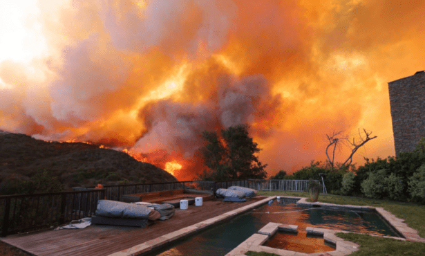 Winds Whip Four Fires Across Los Angeles; Two Reported Dead