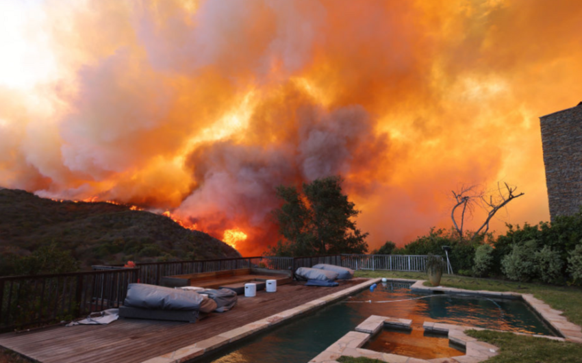 Winds Whip Four Fires Across Los Angeles; Two Reported Dead