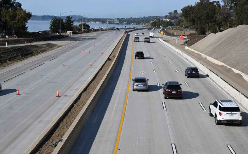 Highway 101’s Southbound Carpool Lane from Montecito to Carpinteria Opens This January