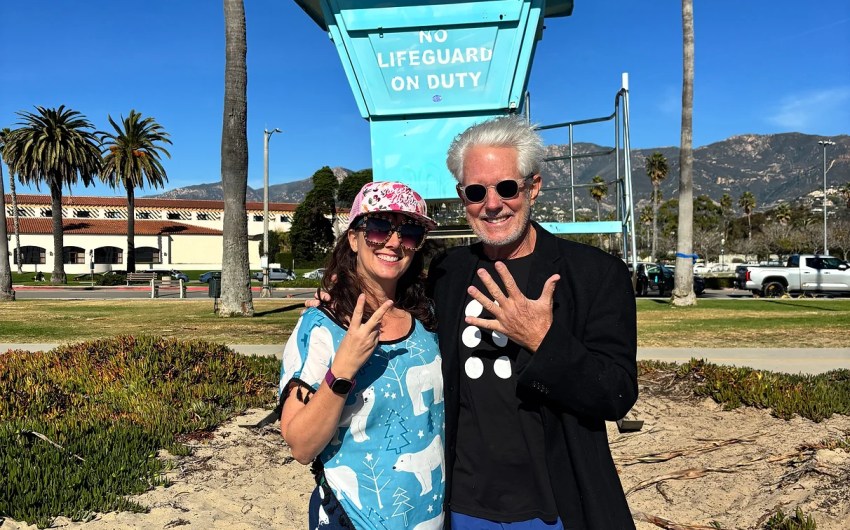 Santa Barbara Swimmers Start 2025 with (Unofficial) Polar Dip Tradition