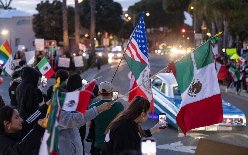 Hundreds Take to Santa Barbara Streets in Demonstration for Immigrant Rights