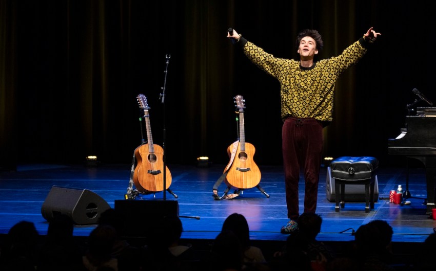 Jacob Collier Leads Master Class in Singing and Harmonizing