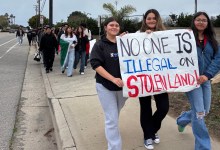 Immigration Protest at San Marcos High School Brings Out Hundreds of Students