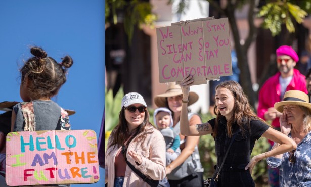 Santa Barbarans Unite, Resist, and Dance for International Women’s Day